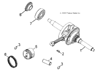 Engine, Crankshaft & Piston