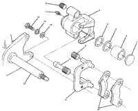 Front Brake Assembly Trail Boss