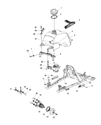 Fuel Tank And Carburetor Mounting /Ab/Fc