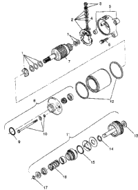 Starting Motor W98ac42a