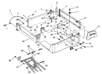 Rear Bed Mounting 6X6 400L & 6X6 400L Norwegian N968740