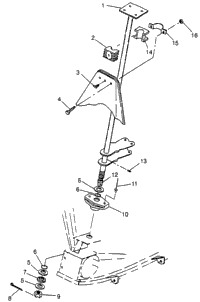 Steering Post Xplorer 400L