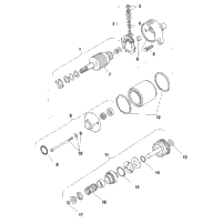 Starting Motor A01bg50(Ab) (4963766376D012)
