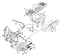 Front Rack & Umper Mounting S98ch50e (4950135013A009)