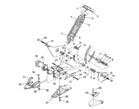 Swing Arm/Shock Mounting 2X4 350L