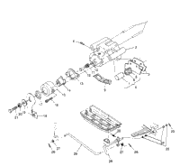 Rear Brake Assembly Sportsman 4X4