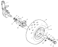 Front Wheel Sport 400L & Trail Blazer W97ba25c