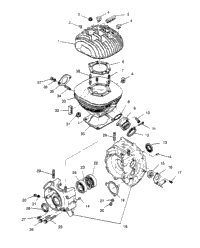 Crankcase & Cylinder 4X4 300