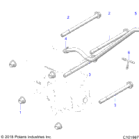 Drive Train, Rear Gearcase, Mounting