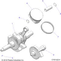 Engine, Crankshaft, Piston & Balance Shaft