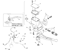 Controls Master Cylinder/Brake Line Scrambler 400L