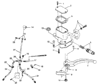 Controls Master Cylinder/Brake Line
