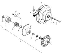 Driven Clutch Assembly Trail Boss