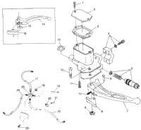 Controls Master Cylinder/Brake Line Scrambler 500