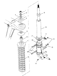 Strut Assembly Trail Blazer