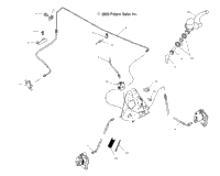 Controlsmaster Cylinder/Front Brake Line