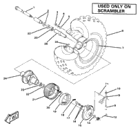 Front Wheel & Brake Assembly