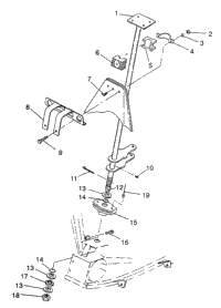 Steering Post Assembly 4X4 350L W938139