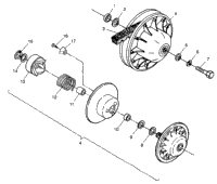 Driven Clutch Big Boss 6X6 400L