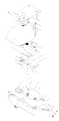 Fuel Tank Assembly 250 4X4