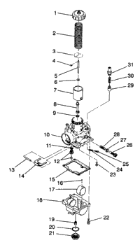 Carburetor 6X6 350L