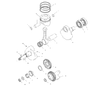 Crankshaft And Piston A02bg50aa/Ac