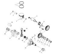 Piston & Crankshaft Sport 400L