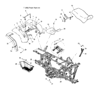 Rear Cab, Seat & Main Frame