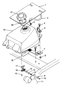 Fuel Tank Assembly Trail Boss