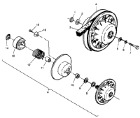 Driven Clutch Sportsman 500