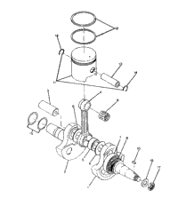 Crankshaft & Piston 250 2X4 Update