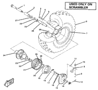 Front Wheel & Brake Assembly