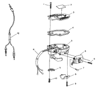 Controls Throttle Asm./Cable 4X4 350L