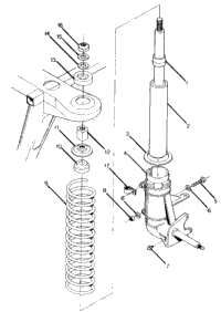 Strut Assembly Trail Boss