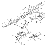 Rear Brake/Foot Pedal Assembly 4X4 250