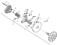 Drive Clutch Assembly Trail Boss