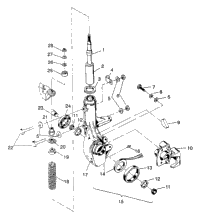 Front Strut Assembly 4X4 250