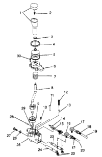 Gear Selector Xplorer 400L