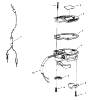 Controls Throttle Asm./Cable Trail Blazer