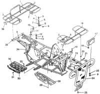 Bumper/Rack Mounting Magnum 4X4 & Swedish Magnum 4X4 S968144