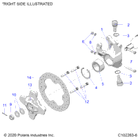 Suspension, Front Hub, Knuckle & Brake Disc