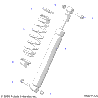 Suspension, Shock, Rear