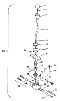 Shift Linkage Assembly 6X6 350L W938739