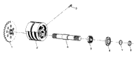 Front Tightener Assembly 6X6 350L