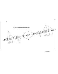 Drive Train, Rear Drive Shaft