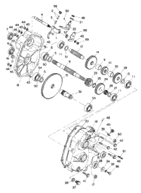 Gearcase Assembly 350 2X4