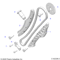Engine, Cam Chain & Sprocket