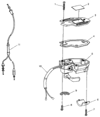 Controls Throttle Asm./Cable Xpress 300 W969530 & Xpress 400