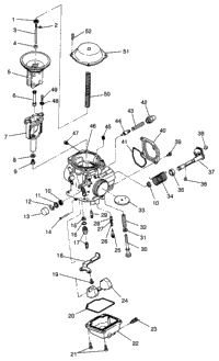 Carburetor Magnum 4X4 & Swedish Magnum 4X4 S968144