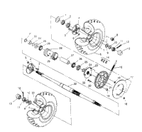 Rear Wheel Drive Assembly Sportsman 4X4